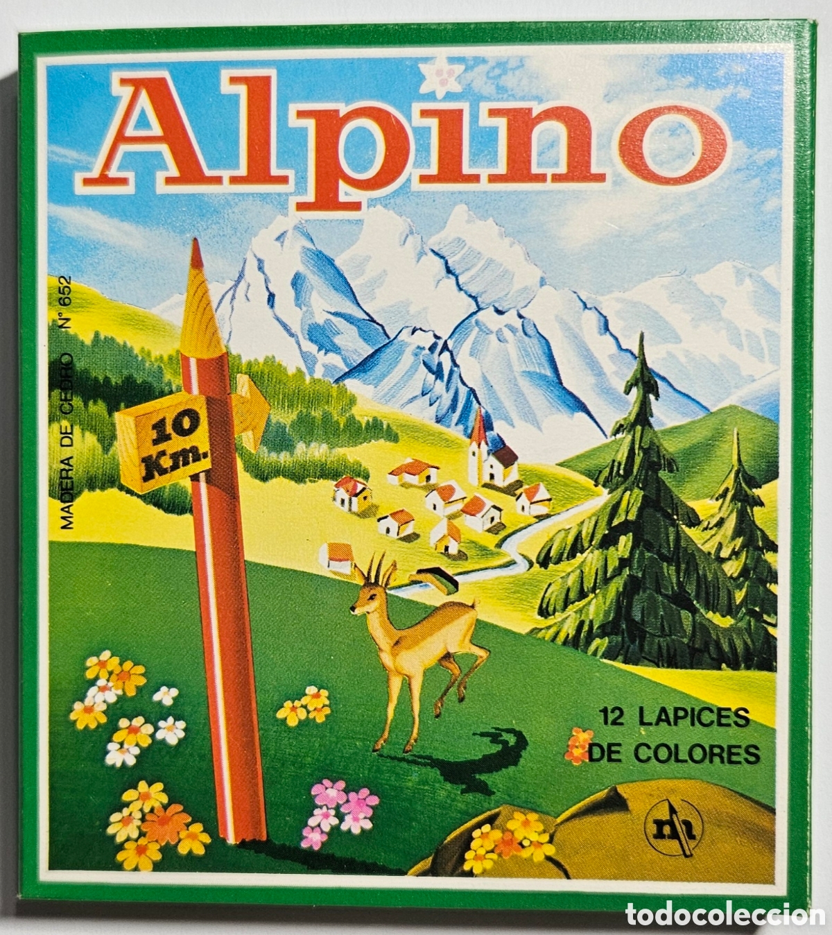 Escriban&iacute;a: MASATS CAJA DE 12 LAPICES COLOR ALPINO N&ordm; 652 (2), CEDRO. A&Ntilde;OS 70