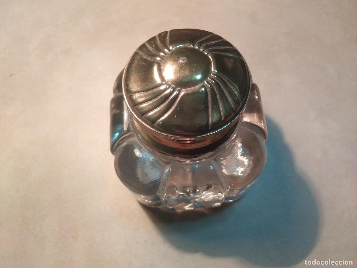Escriban&iacute;a: Antiguo tintero en cristal de roca - Foto 3