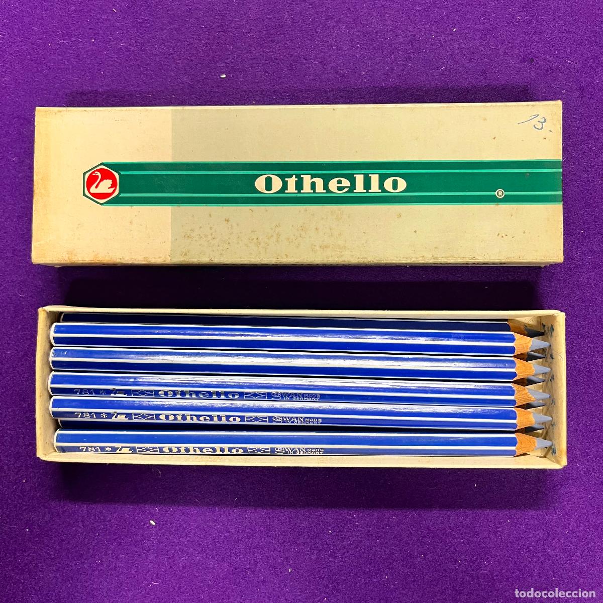 Escriban&iacute;a: CAJA CON 10 LAPICES OTHELLO 781. COLOR AZUL. SIN USAR.