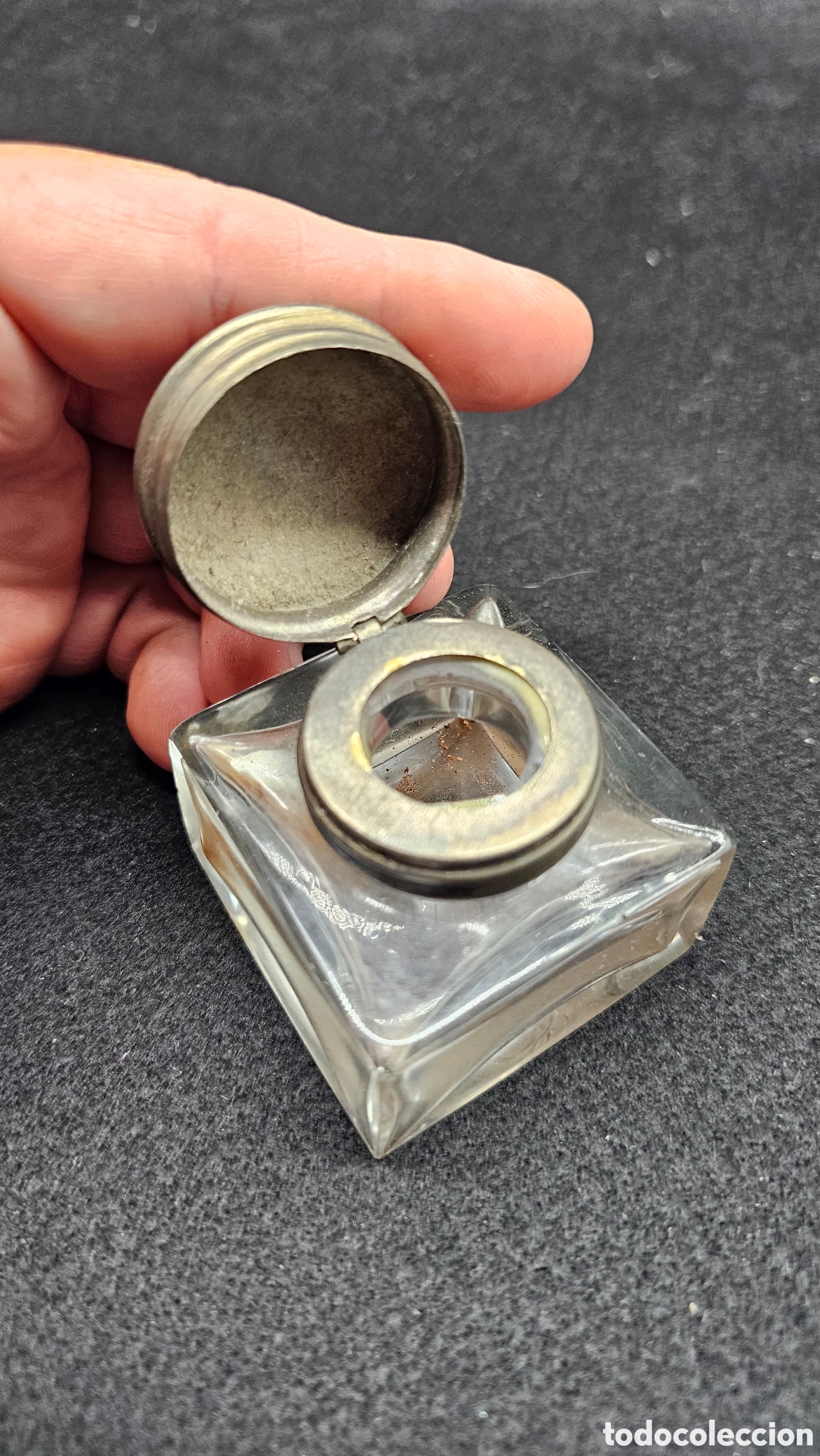 Escriban&iacute;a: Tintero de escritorio vintage - Foto 6