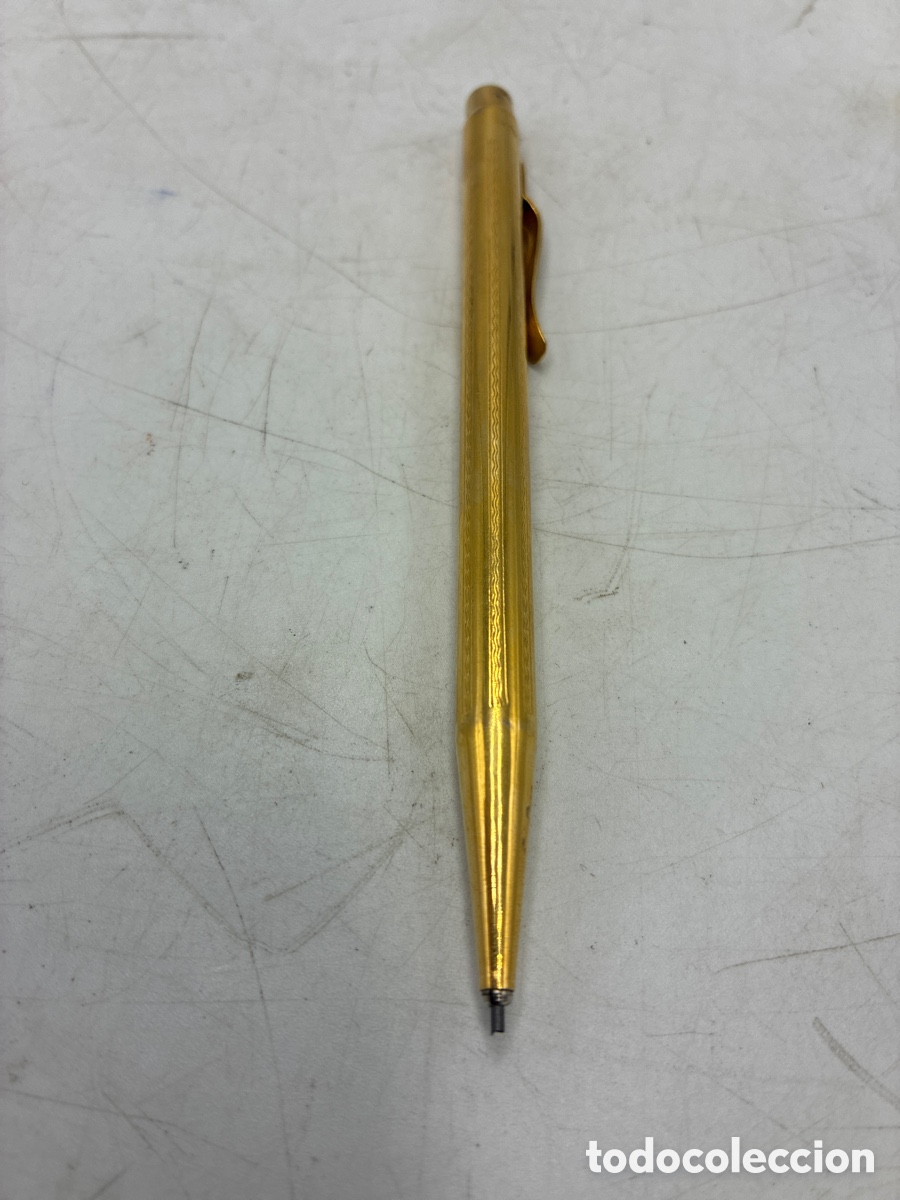 Escriban&iacute;a: Portaminas SORLI chapado en oro. - Foto 3