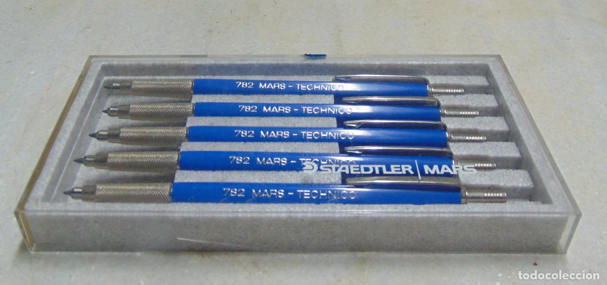 Escriban&iacute;a: LOTE CINCO PORTAMINAS STAEDTLER MARS, NUEVOS SIN USO