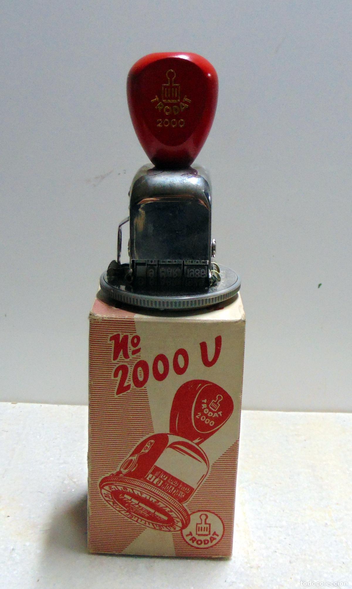 Escriban&iacute;a: ANTIGUO SELLO FECHADOR GIRATORIO TRODAT 2000, NUEVO