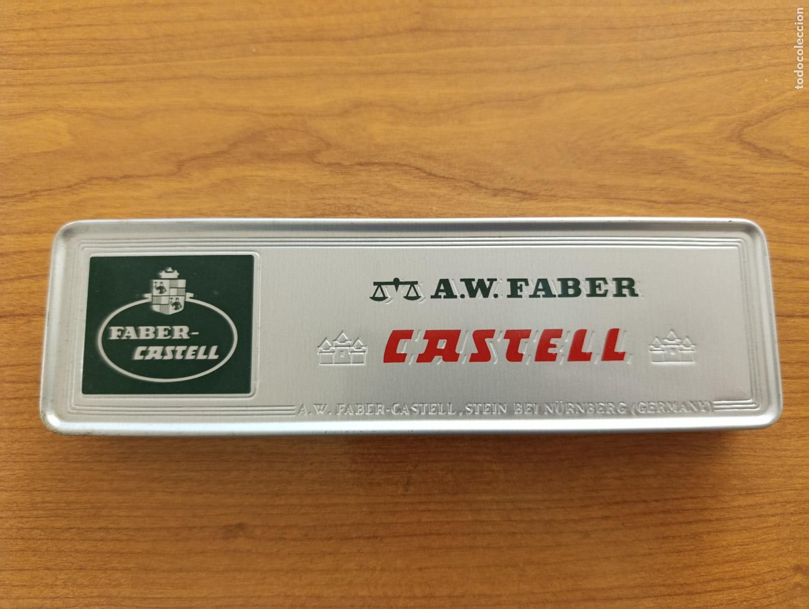 Escriban&iacute;a: LAPICEROS FABER CASTELL 9000 F. ESTUCHE METALICO CON 12 UNIDADES