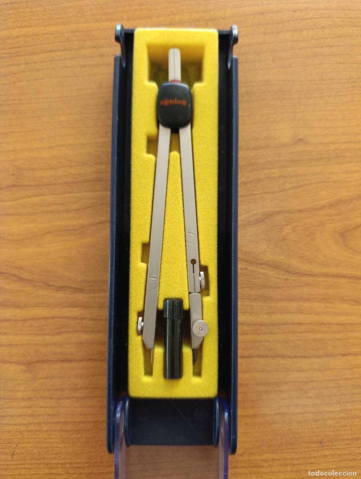 Escriban&iacute;a: COMPAS ROTRING. EN SU ESTUCHE. DE TIENDA - Foto 1