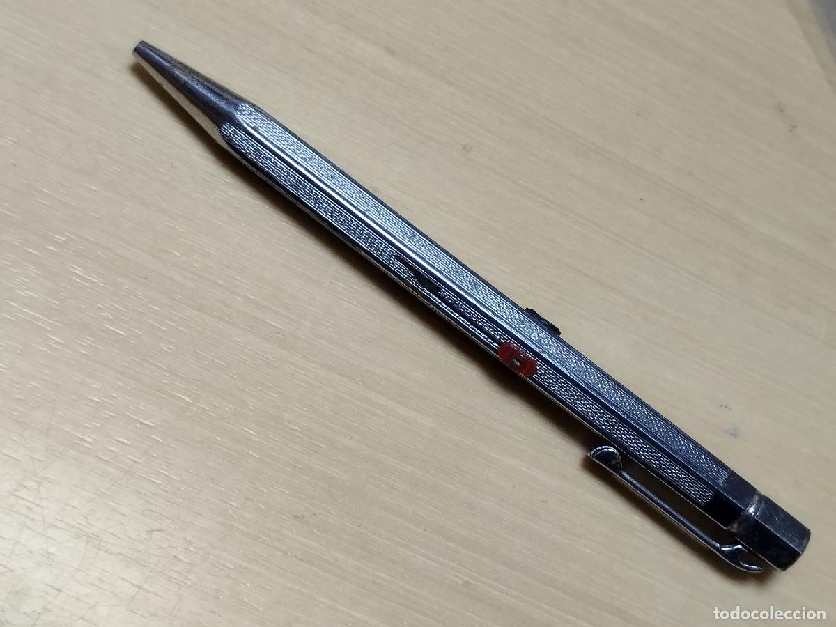 Writing Items: BZB 09 LAPICERO METALICO 4 MINAS. PLATEADO. MODMU MOZDA?. ALGO USADO PERO BUENA CONSERVACION