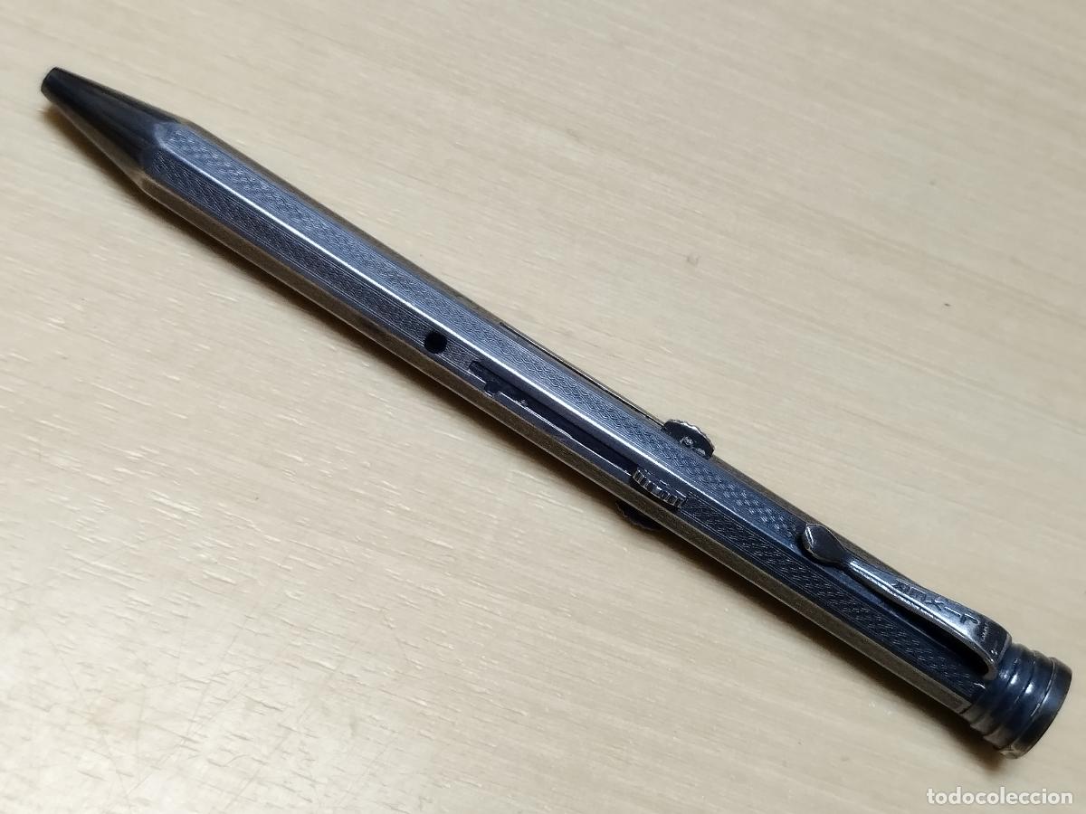 Writing Items: BZB 06 ANTIGUO LAPICERO METALICO DE 4 MINAS. MARCA LIXER. BUENA CONSERVACION.