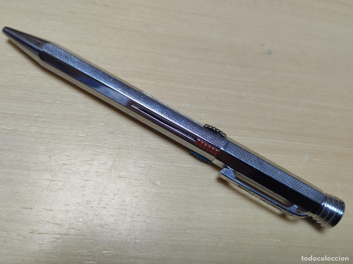 Writing Items: BZB 04 ANTIGUO LAPICERO METALICO DE 4 MINAS. MARCA MODUT MOZDA. BUENA CONSERVACION.