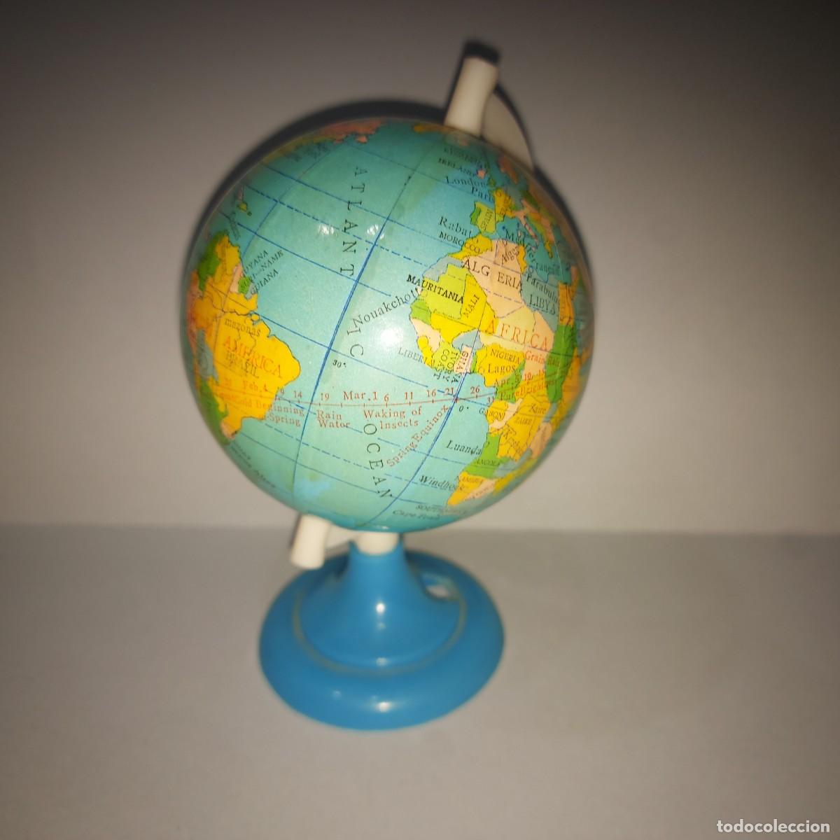 Escriban&iacute;a: SACAPUNTAS CON FORMA DE GLOBO TERRAQUEO - A&Ntilde;OS 70