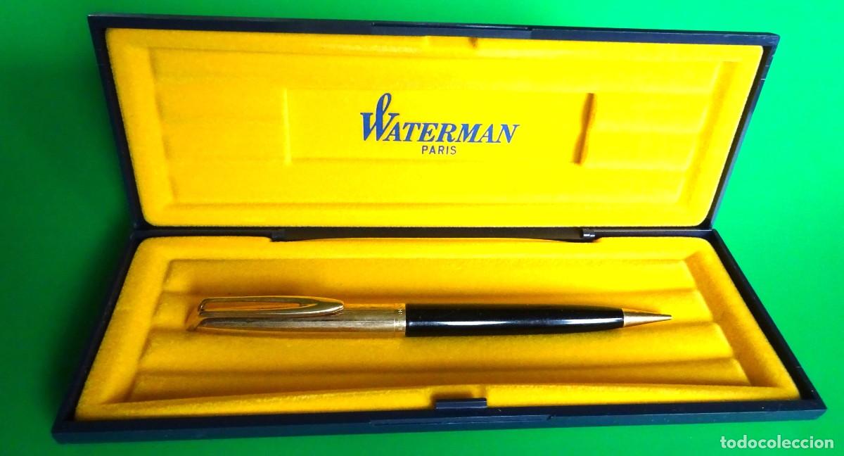 Escriban&iacute;a: PORTAMINAS WATERMAN ORO FUNCIONANDO Y CON LA MINA INCORPORADA Y ESTUCHE