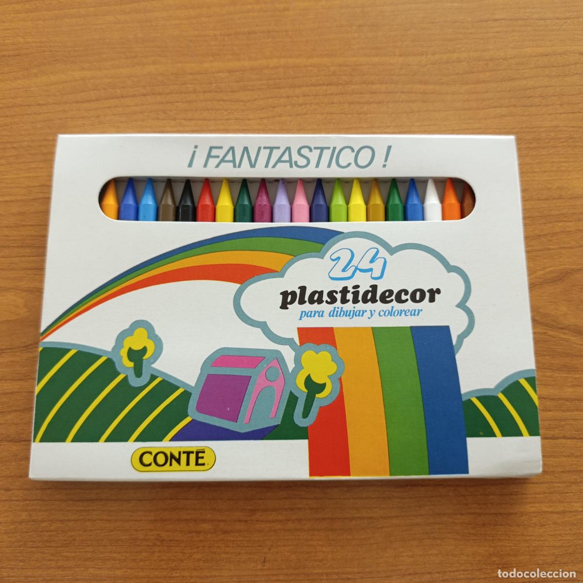 Scrivania: CAJA 24 PLASTIDECOR PARA DIBUJAR Y COLOREAR. CONTE. PROCEDE DE TIENDA