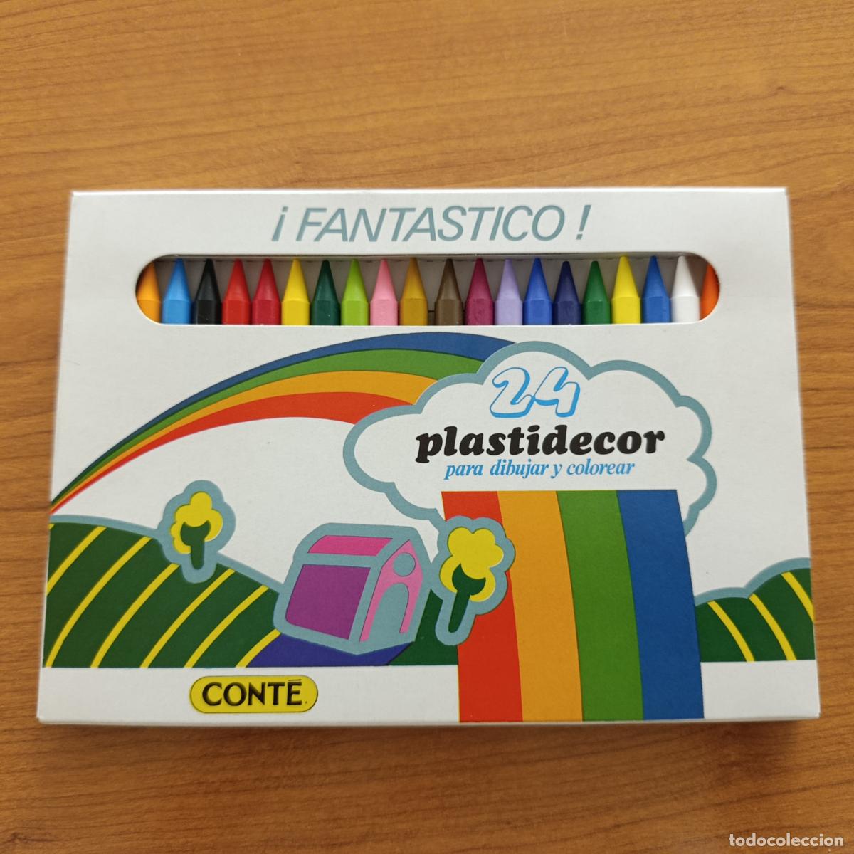Scrivania: CAJA 24 PLASTIDECOR PARA DIBUJAR Y COLOREAR. CONTE. PROCEDE DE TIENDA