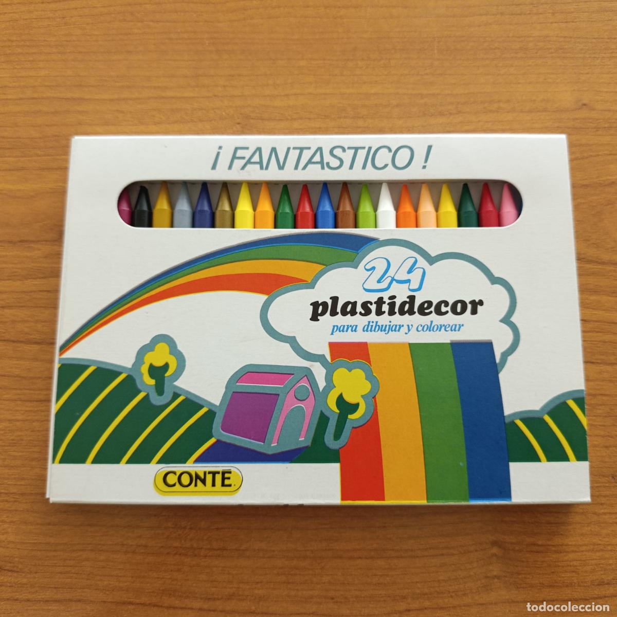 Scrivania: CAJA 24 PLASTIDECOR PARA DIBUJAR Y COLOREAR. CONTE. PROCEDE DE TIENDA