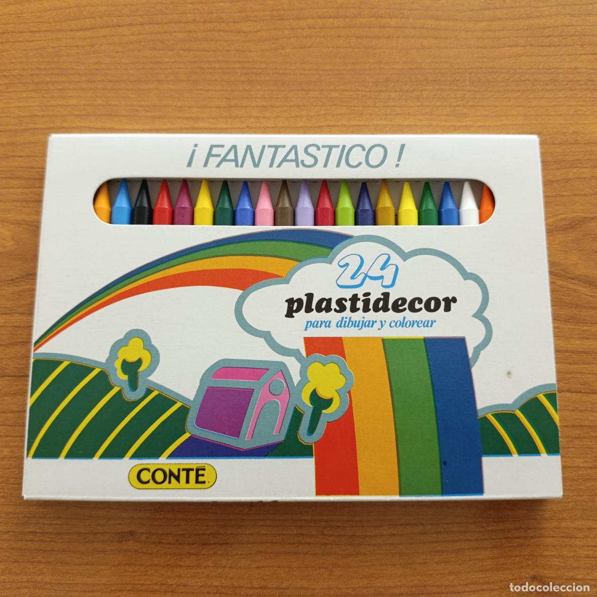 Scrivania: CAJA 24 PLASTIDECOR PARA DIBUJAR Y COLOREAR. CONTE. PROCEDE DE TIENDA