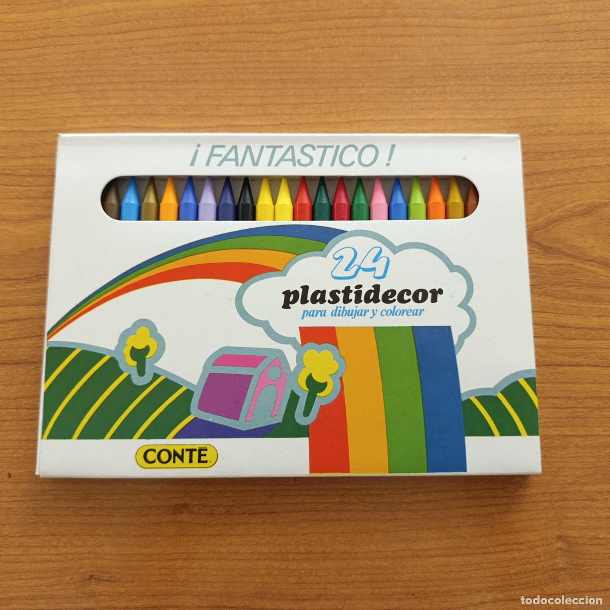 Scrivania: CAJA 24 PLASTIDECOR PARA DIBUJAR Y COLOREAR. CONTE. PROCEDE DE TIENDA