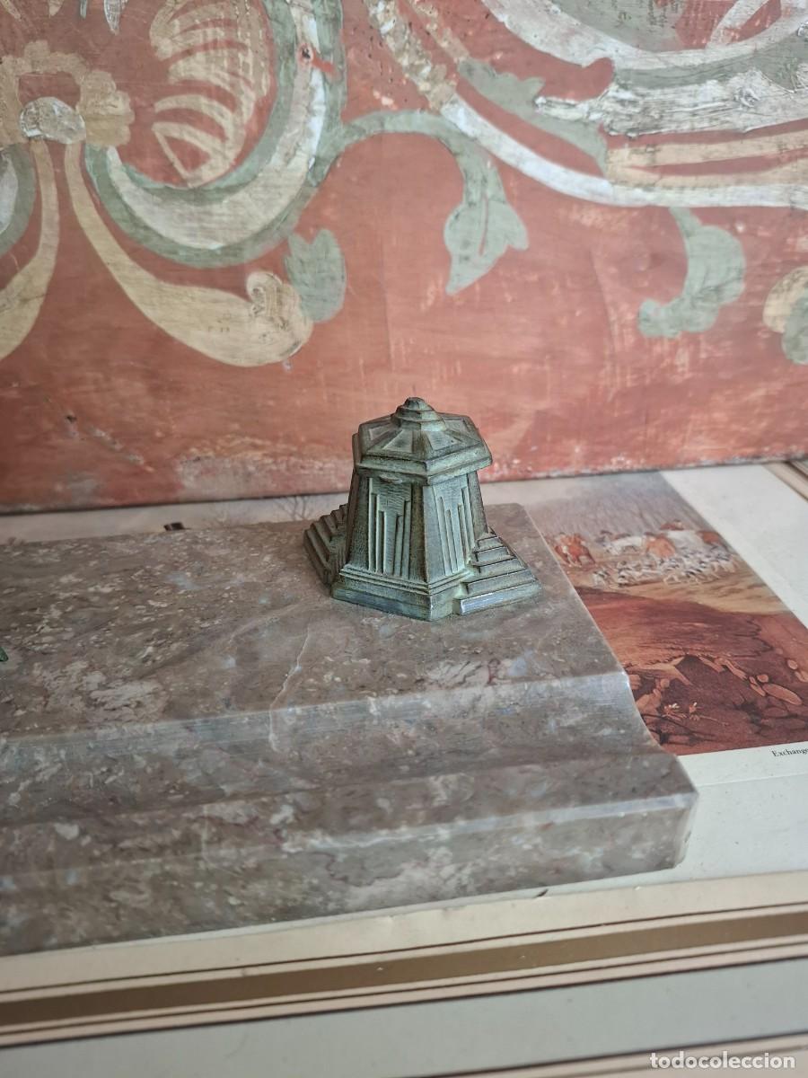 Escriban&iacute;a: ESCRIBANIA DE EPOCA ART DECO CON BASE DE MARMOL - Foto 4