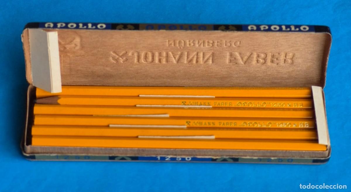 Escriban&iacute;a: JOHANN FABER - APOLLO N&ordm; 1250 HB &ndash; N&Uuml;RNBERG &ndash; CAJA 12 L&Aacute;PICES estuche madera