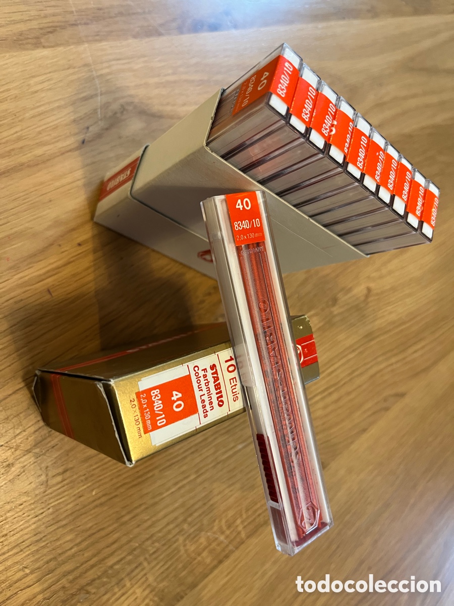 Escriban&iacute;a: Caja 10 unid Mminas de colores de 2,0 mm de la marca Stabilo