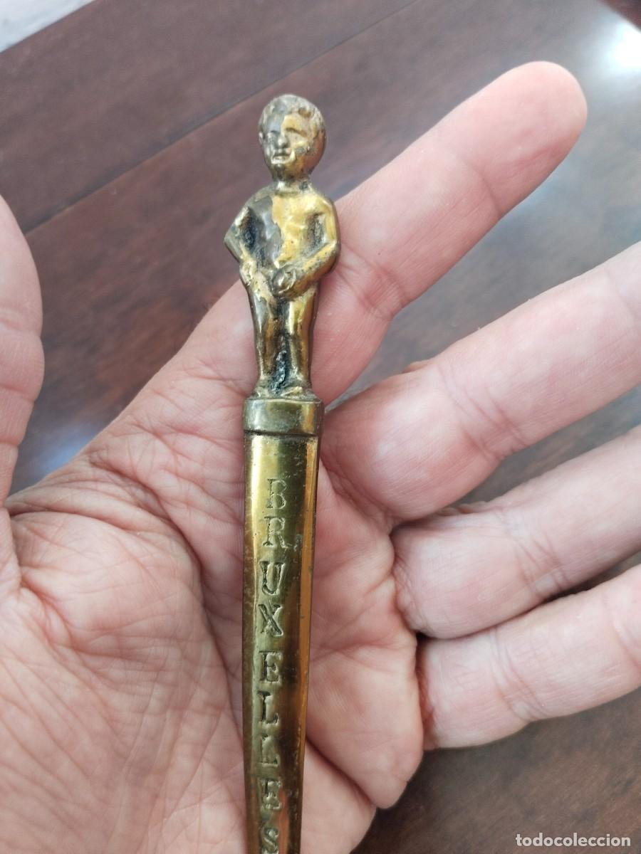 Escriban&iacute;a: Antiguo abrecartas del Manneken Pis. - Foto 14