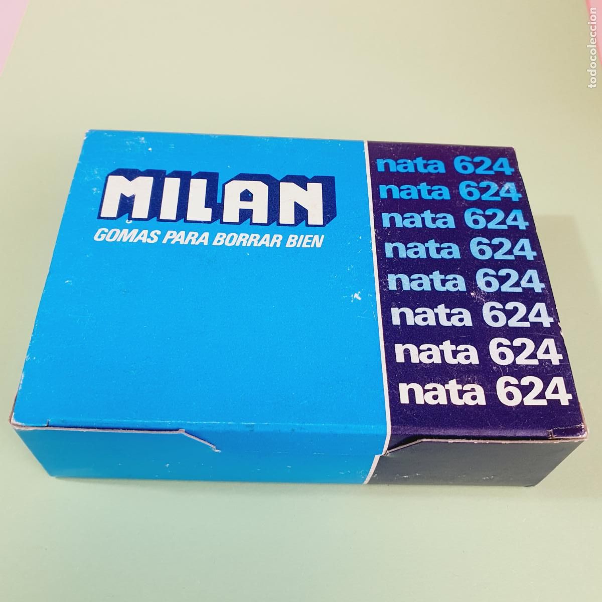 Escriban&iacute;a: CAJA-GOMAS BORRAR-MIL&Aacute;N NATA 624-24 GOMAS-VINTAGE.-NUEVA.N.O.S.-VER FOTOGRAF&Iacute;AS.