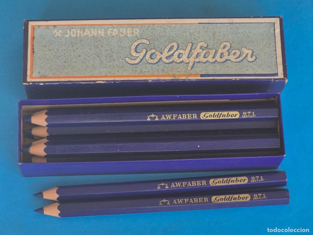 Escriban&iacute;a: JOHANN FABER &ndash; GOLDFABER n&ordm; 871 &ndash; Caja 12 l&aacute;pices estuche cart&oacute;n &ndash; Germany