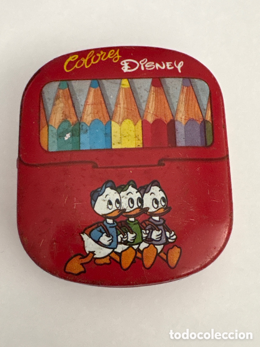Escriban&iacute;a: CAJA DE LATA DE COLORES DISNEY