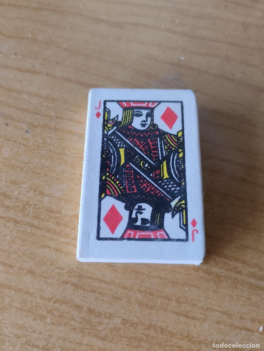 Scrivania: goma de borrar con forma de baraja de cartas jota de diamantes