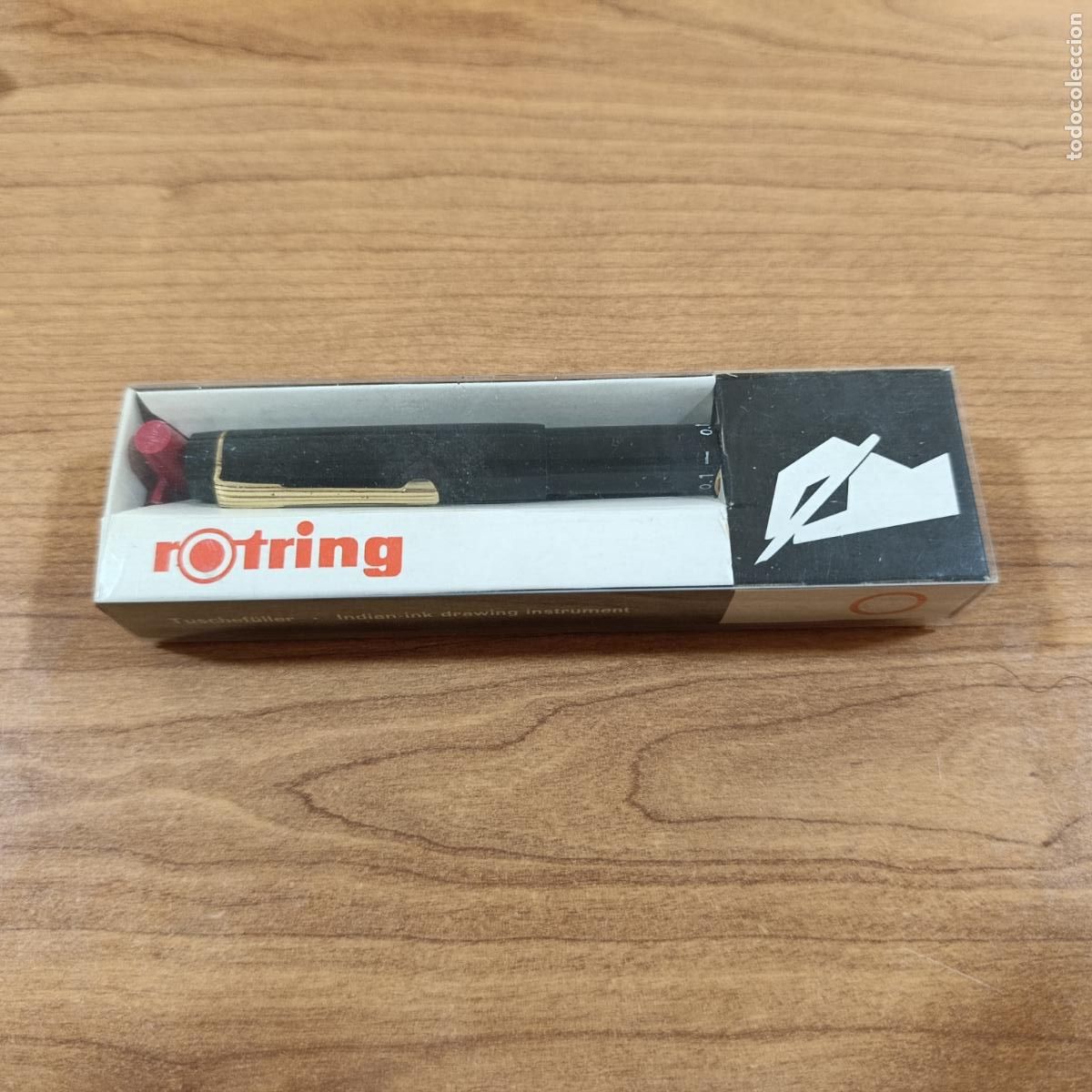 Scrivania: ESTILOGRAFO DE TINTA CHINA ROTRING. RADIOGRAPH 0,1 MM. ESCRIBANIA. DE TIENDA