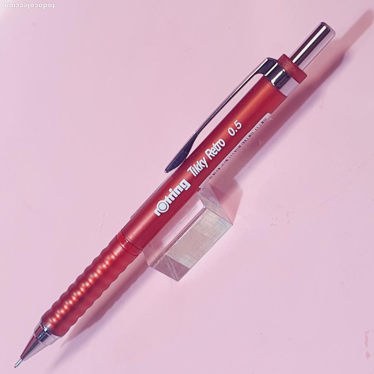 Escriban&iacute;a: PORTAMINAS-ROTRING TIKKY RETRO 0,5 MM-ROJO-VER FOTOGRAF&Iacute;AS.
