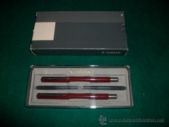 Estilogr&aacute;ficas antiguas, bol&iacute;grafos y plumas: CONJUNTO ROLL Y PLUMA PARKER VECTOR - Foto 1