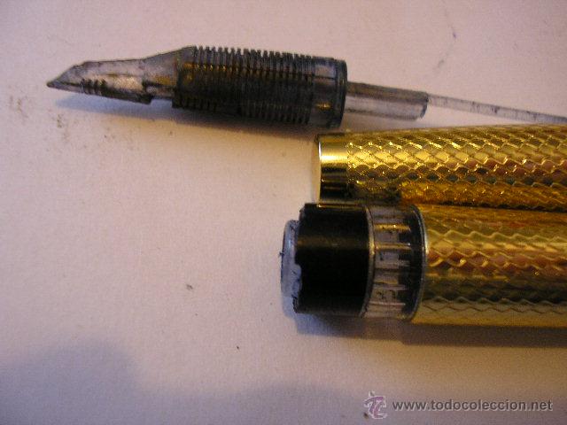 Estilogr&aacute;ficas antiguas, bol&iacute;grafos y plumas: CONJUNTO CREST DE LUXE - Foto 4