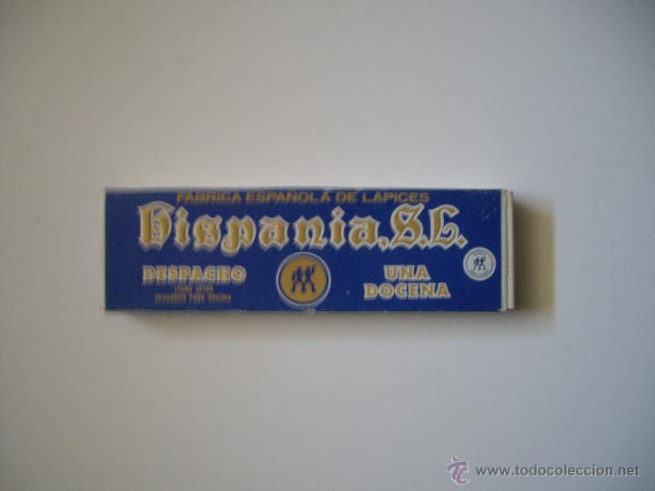 Estilogr&aacute;ficas antiguas, bol&iacute;grafos y plumas: CAJA LAPICEROS HISPANIA - Foto 3