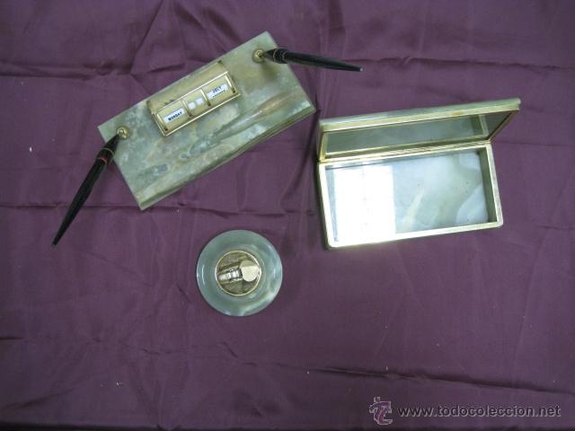 Estilogr&aacute;ficas antiguas, bol&iacute;grafos y plumas: escribania de jade. - Foto 1
