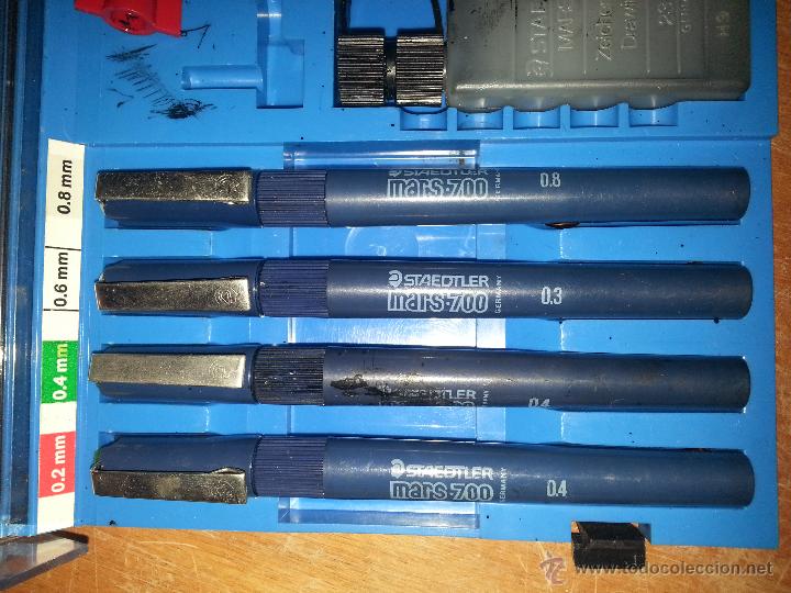 Estilogr&aacute;ficas antiguas, bol&iacute;grafos y plumas: CONJUNTO staedtler mars - 700, - Foto 5
