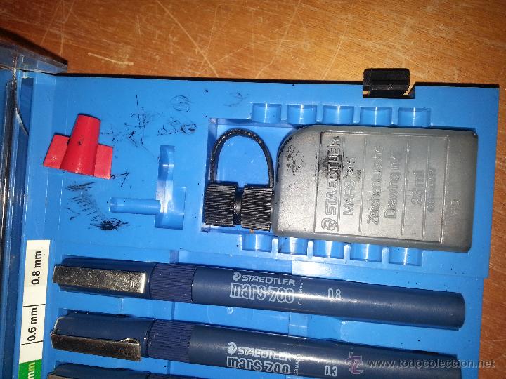 Estilogr&aacute;ficas antiguas, bol&iacute;grafos y plumas: CONJUNTO staedtler mars - 700, - Foto 7