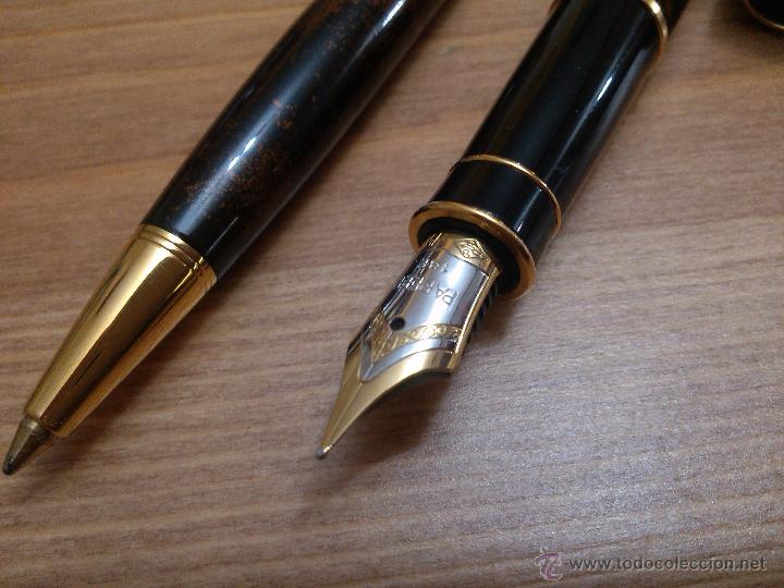 Stylo Plume Parker Sonnet - Laque De Chine Visons - Plume Or 18 Carats - Occasion - Modèle Prestige