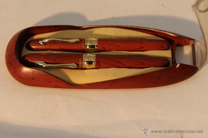 Estilogr&aacute;ficas antiguas, bol&iacute;grafos y plumas: boligrafo y pluma marksman - Foto 1