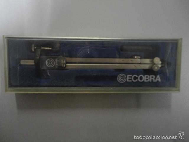 Estilogr&aacute;ficas antiguas, bol&iacute;grafos y plumas: compas marca ecobra - Foto 2