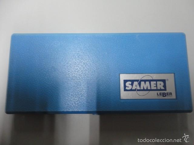 Estilogr&aacute;ficas antiguas, bol&iacute;grafos y plumas: conjunto compas y accesorios marca samer - Foto 2