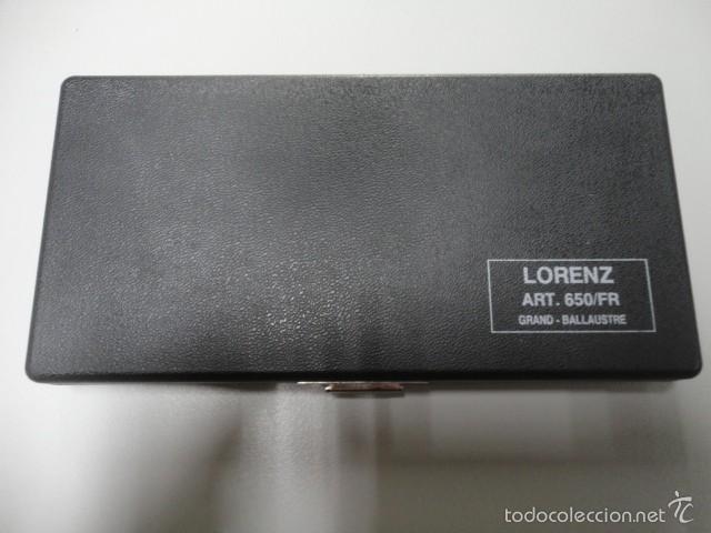 Estilogr&aacute;ficas antiguas, bol&iacute;grafos y plumas: conjunto compas y accesorios marca original lorenz - Foto 2