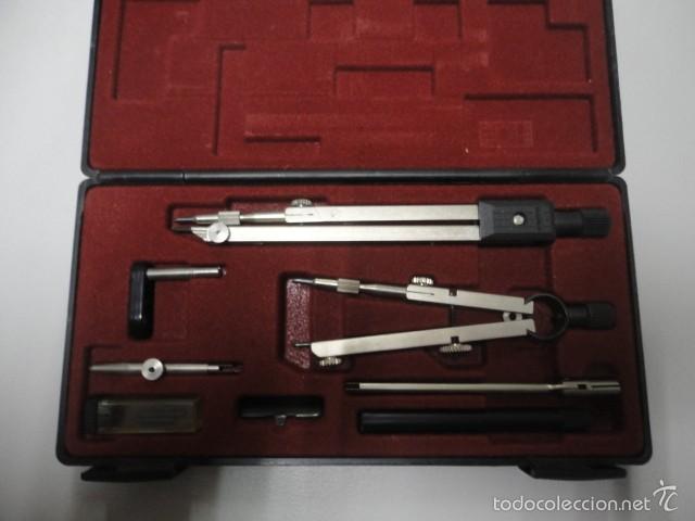Estilogr&aacute;ficas antiguas, bol&iacute;grafos y plumas: conjunto compas y accesorios marca maped - Foto 1