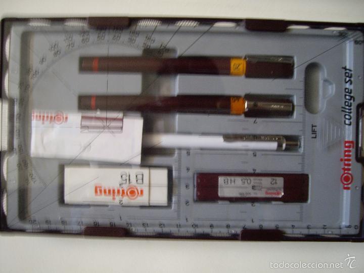 Estilogr&aacute;ficas antiguas, bol&iacute;grafos y plumas: CAJA DE ROTRING - Foto 2