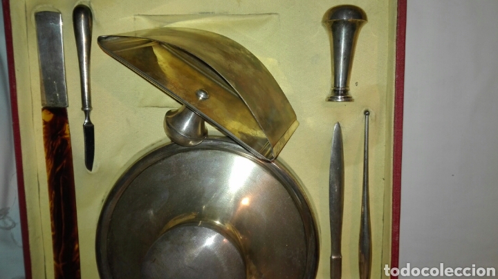 Estilogr&aacute;ficas antiguas, bol&iacute;grafos y plumas: Escribania de plata - Foto 5
