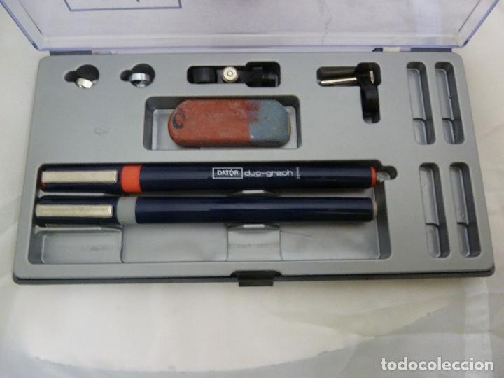 Estilogr&aacute;ficas antiguas, bol&iacute;grafos y plumas: CONJUNTO DATOR DUO-GRAPH GERMANY - Foto 3