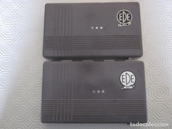 Estilogr&aacute;ficas antiguas, bol&iacute;grafos y plumas: 2 cajas de compases EDE - Foto 1