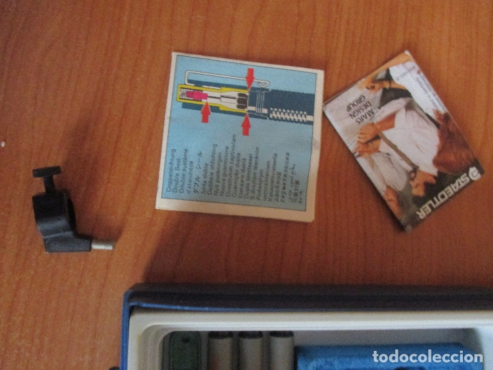 Estilogr&aacute;ficas antiguas, bol&iacute;grafos y plumas: MALETIN STAEDLER + COMPAS - Foto 5