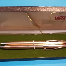 Estilográficas antiguas, bolígrafos y plumas: DOS BOLÍGRAFOS CROSS GOLD 14KT CLASSIC