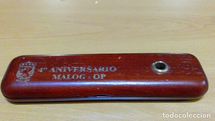 Estilogr&aacute;ficas antiguas, bol&iacute;grafos y plumas: Estuche con pluma MALOG - Foto 1