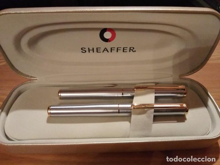 Sheaffer Agio Compact Füllfederhalter – Schlank & Vergoldet | Mit Goldakzenten | Praktischer Schreiber Für Unterwegs