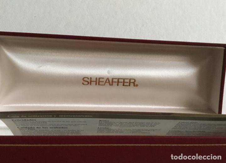 Estilogr&aacute;ficas antiguas, bol&iacute;grafos y plumas: Sheaffer antigua caja - Foto 2